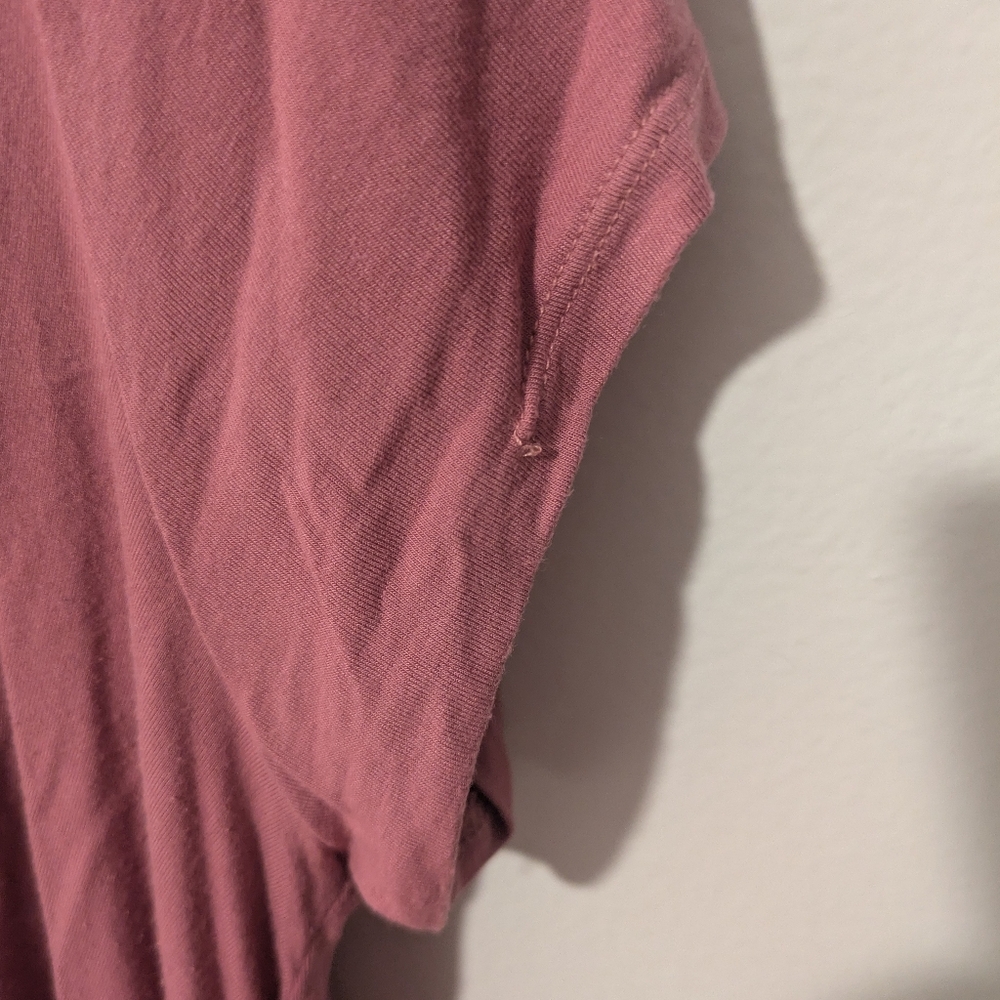 ModCloth Fervour A Crush on Casual Rose Pink Short Sleeve V-Neck Tunic Size 1X - Picture 9 of 13